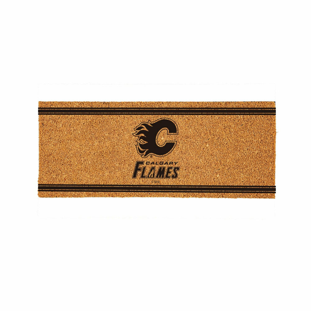 Calgary Flames Extra Large One Color Coir Mat, 60"x24" - NHL