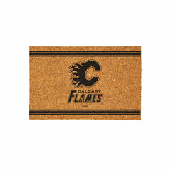 Calgary Flames Large One Color Coir Mat, 36"x24" - NHL