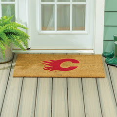 Calgary Flames Large Full Color Coir Mat, 36"x24" - NHL