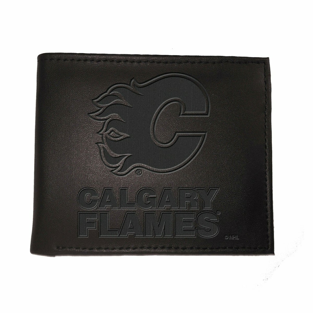 Calgary Flames, Bi-Fold Wallet, Black - NHL Home