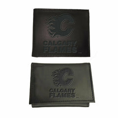 Calgary Flames, Bi-Fold and Tri-Fold Wallet Gift Set, Black - NHL Home