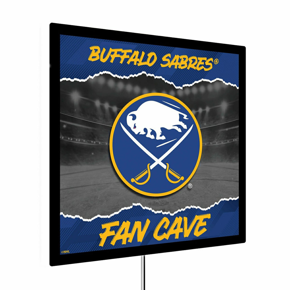 Calgary Flames 23"H x 23"L LED Wall Decor, Edgelite, Square - NHL