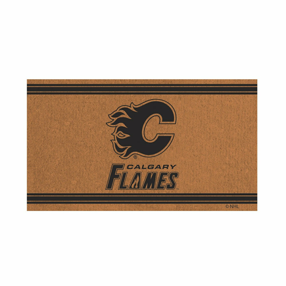 Calgary Flames, Coir Mat 1C - NHL