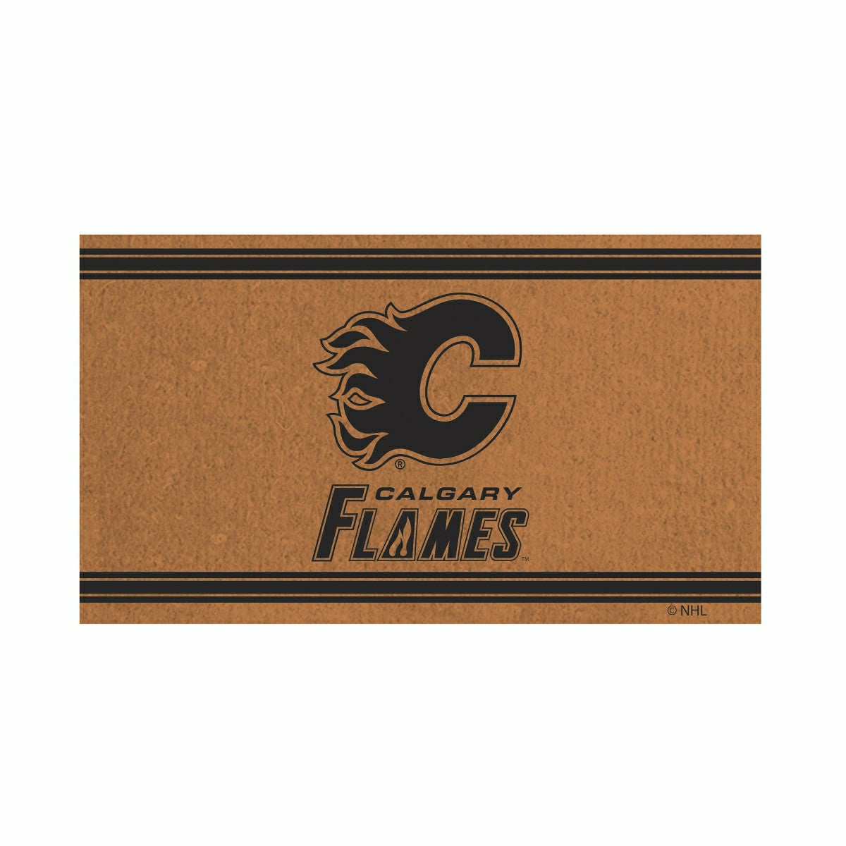 Calgary Flames, Coir Mat 1C - NHL