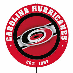 Carolina Hurricanes, Metal Lite, Round - NHL