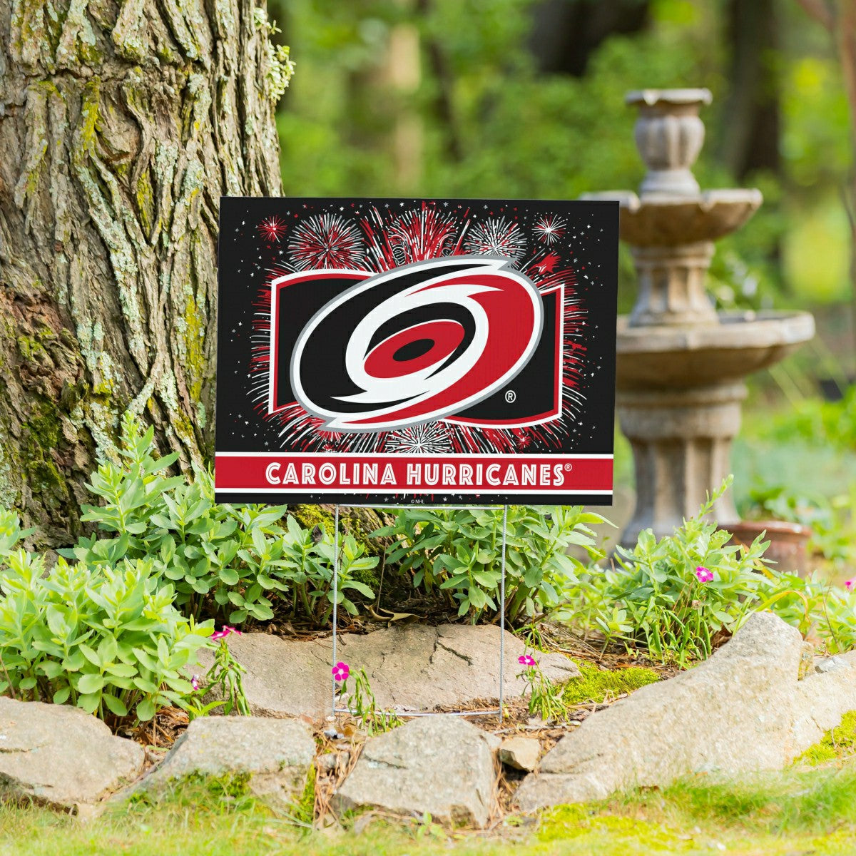 Carolina Hurricanes Yard Sign, Patriotic - NHL Home