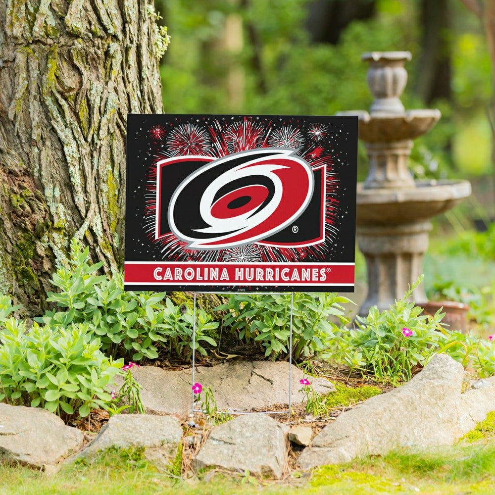 Carolina Hurricanes Yard Sign, Patriotic - NHL Home
