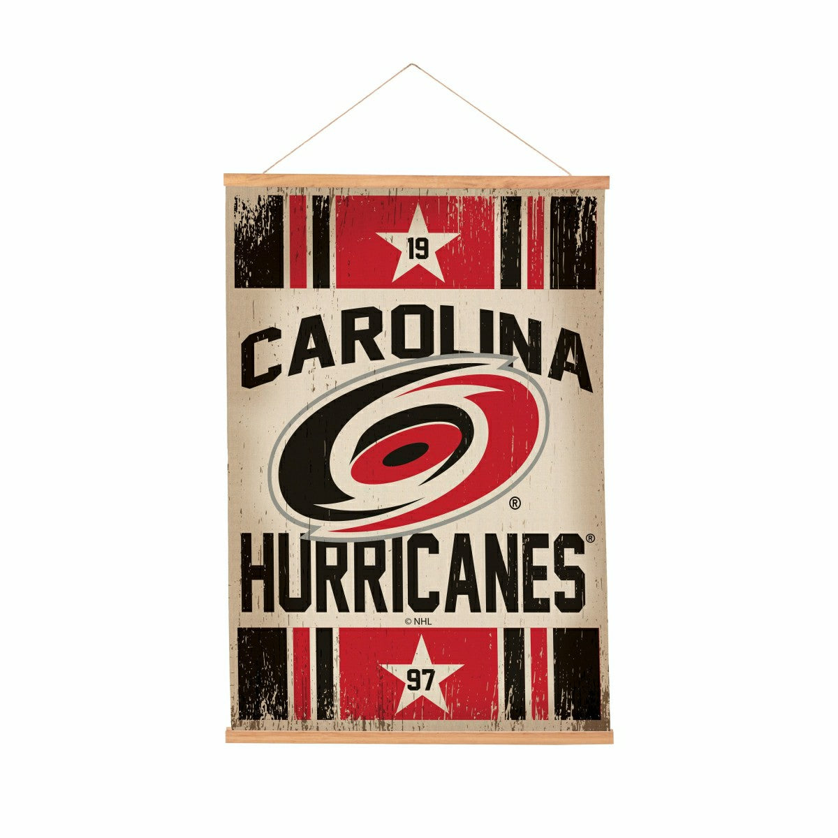 Carolina Hurricanes, Canvas Wall Tapestry, Medium, 36x24 - NHL Home