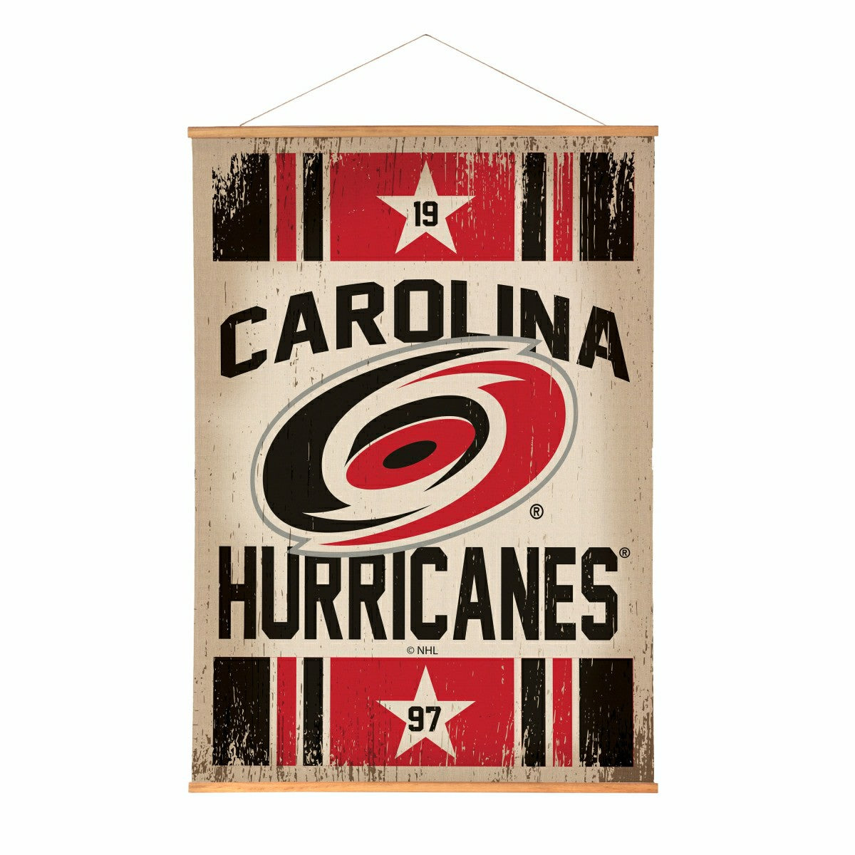 Carolina Hurricanes, Canvas Wall Tapestry, Large, 54x36 - NHL Home