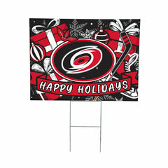Carolina Hurricanes Yard Sign, Holiday - NHL Home