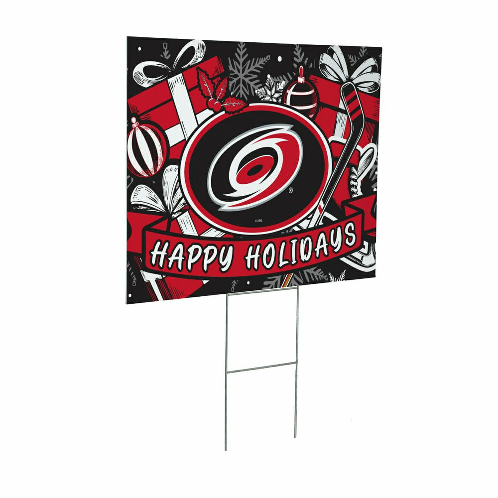 Carolina Hurricanes Yard Sign, Holiday - NHL Home