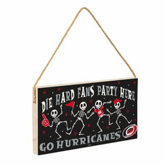Carolina Hurricanes Halloween Wood Wall Sign, 6x11 - NHL Home