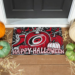 Carolina Hurricanes Halloween PVC Mat, 28"x16" - NHL