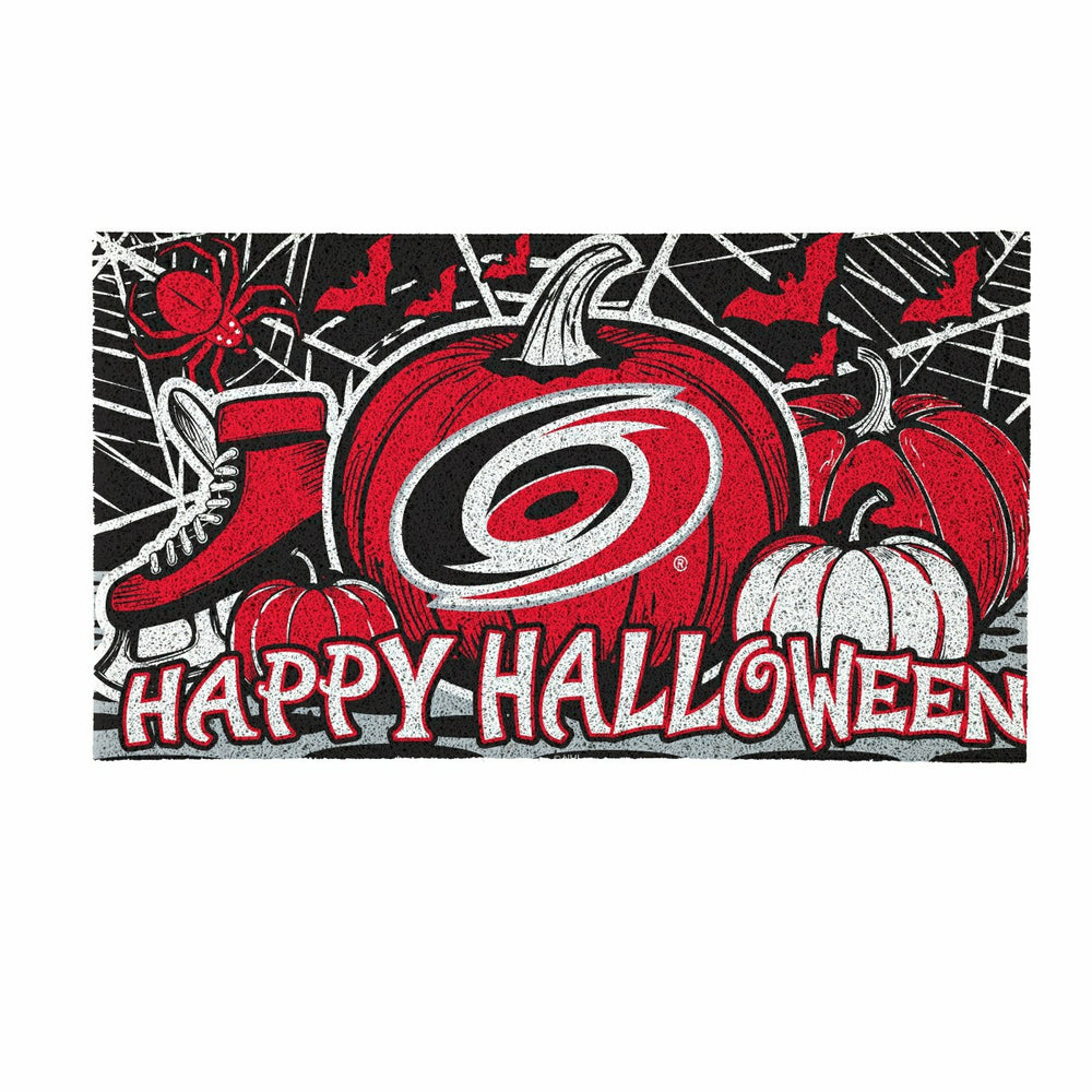 Carolina Hurricanes Halloween PVC Mat, 28"x16" - NHL