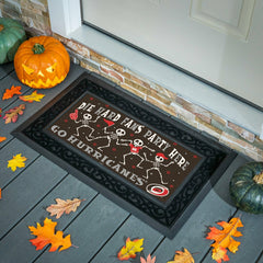 Carolina Hurricanes Flocked Coir Halloween Sassafras Switch Mat, 22"x1 - NHL