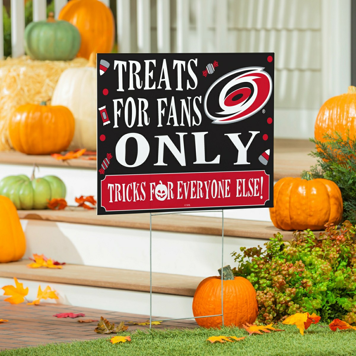Carolina Hurricanes Yard Sign, Halloween Treats for Fans - NHL Home
