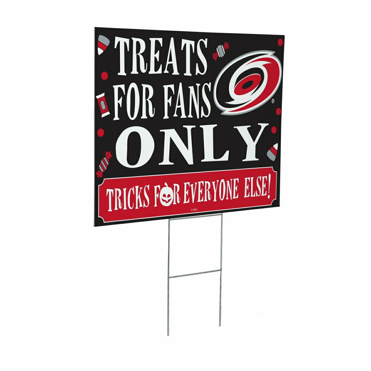 Carolina Hurricanes Yard Sign, Halloween Treats for Fans - NHL Home