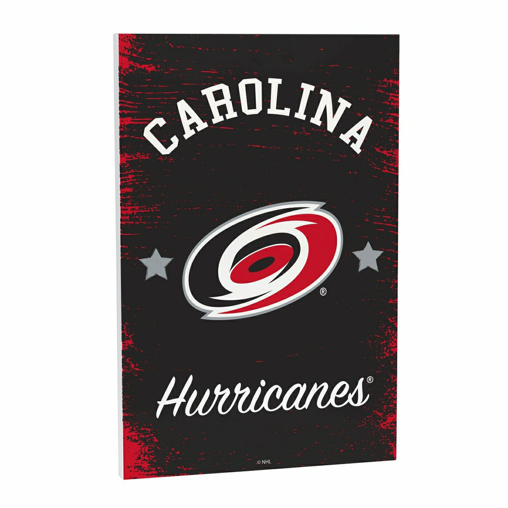 Carolina Hurricanes Wood Wall Sign, 16x24 - NHL Home