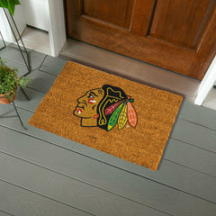 Coir Mat, 16"x28", Chicago Blackhawks - NHL