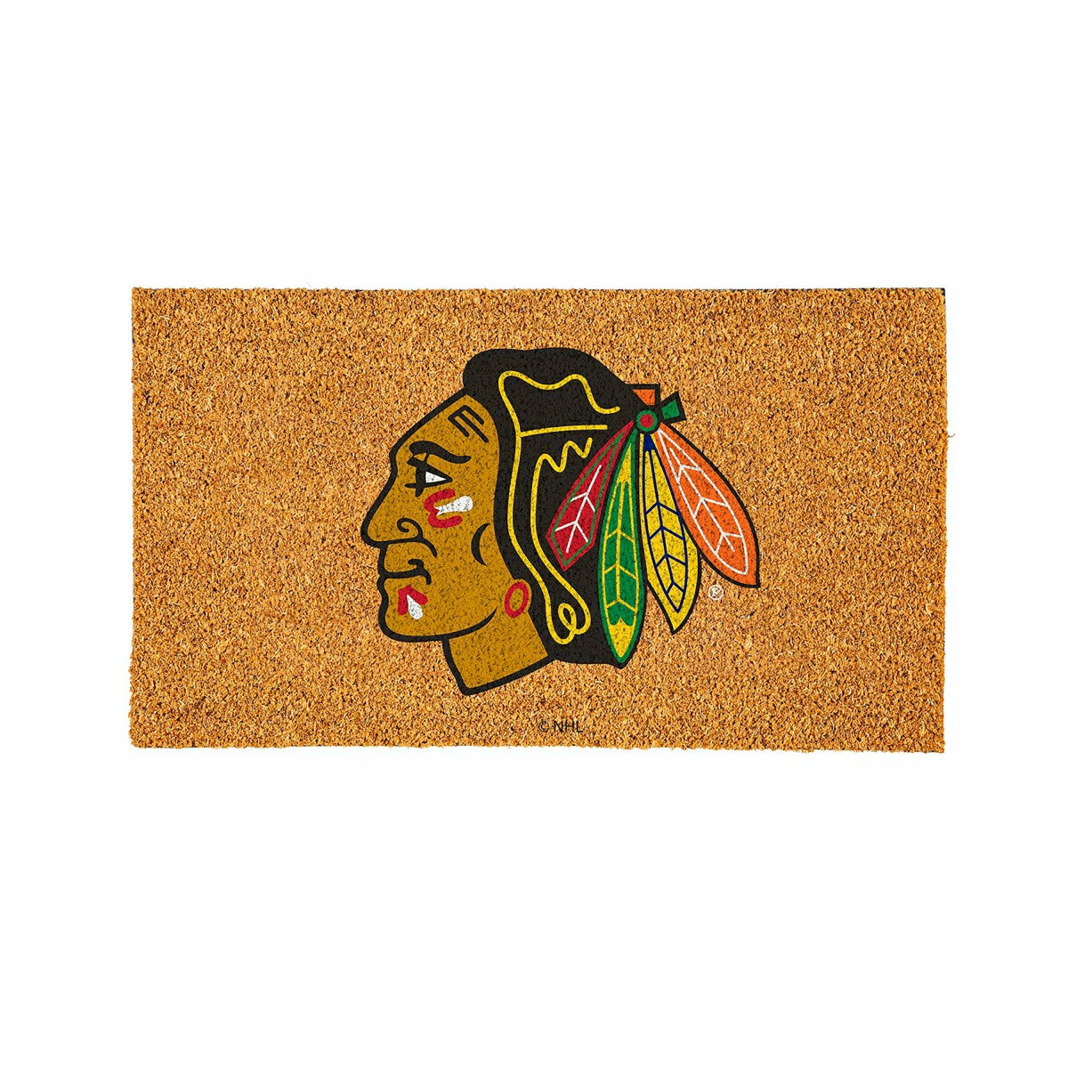 Coir Mat, 16"x28", Chicago Blackhawks - NHL