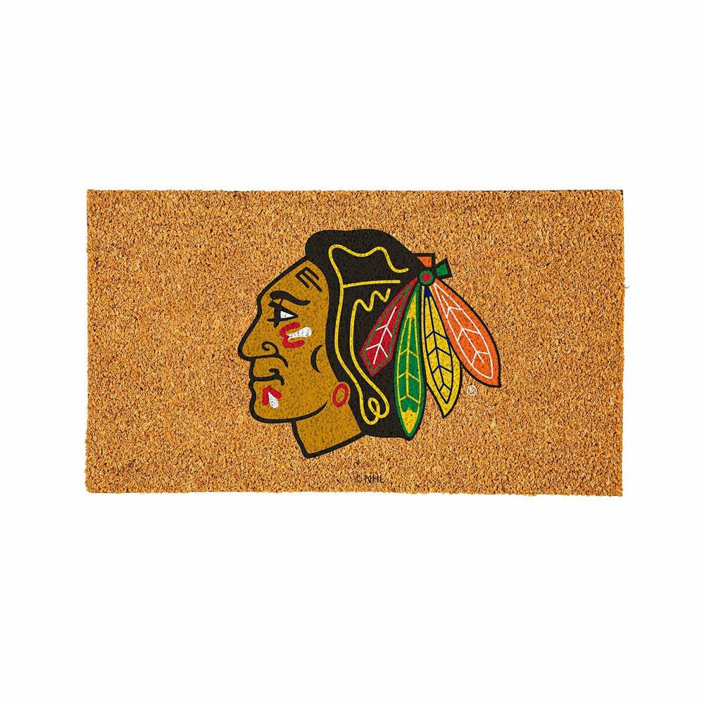Coir Mat, 16"x28", Chicago Blackhawks - NHL