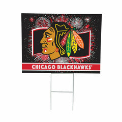 Chicago Blackhawks Yard Sign, Patriotic - NHL Home