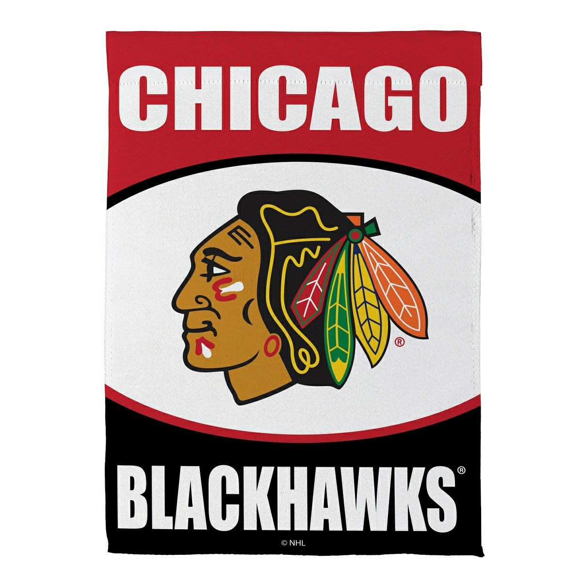 Chicago Blackhawks Suede Garden Flag - NHL