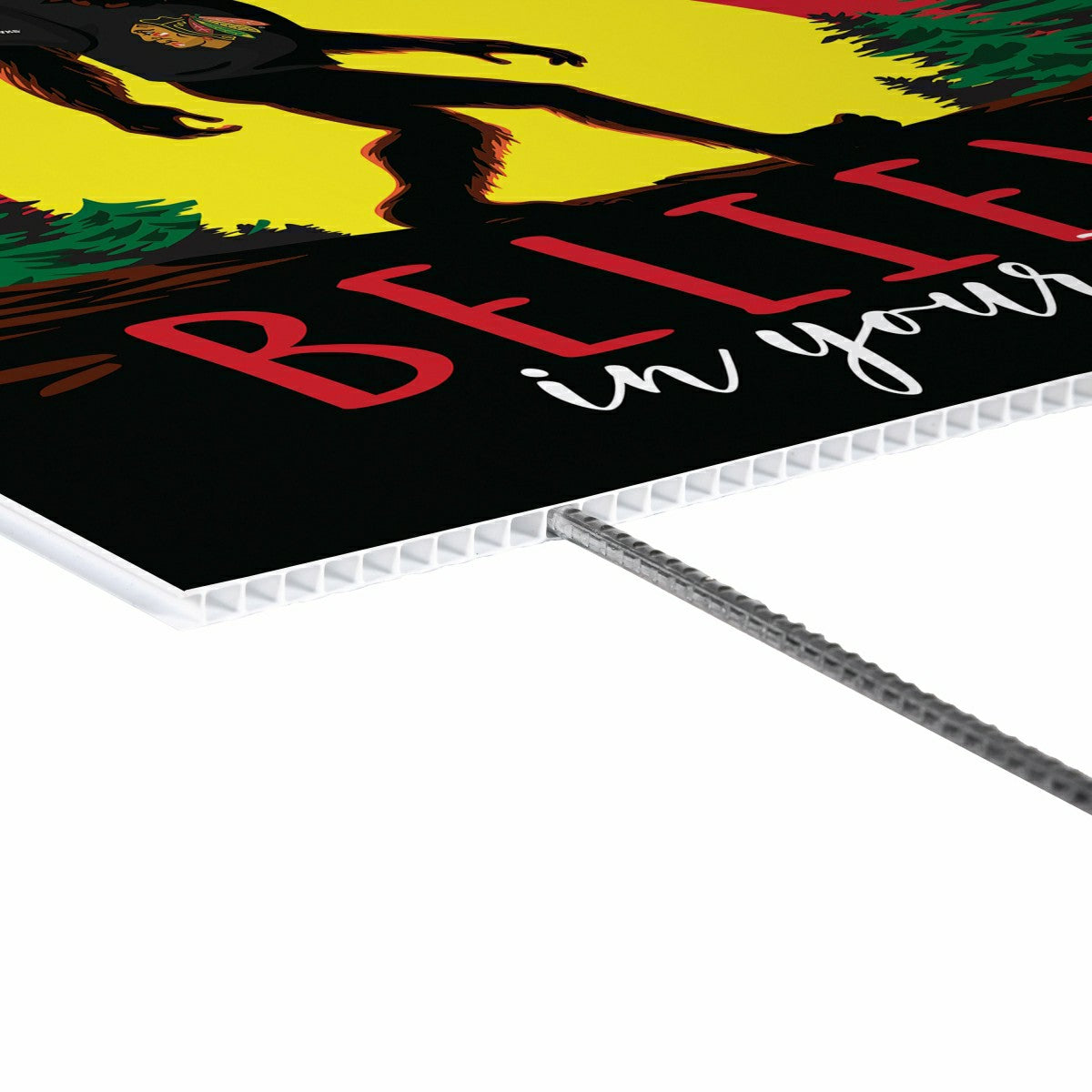 Chicago Blackhawks Yard Sign, Bigfoot - NHL Home