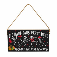 Chicago Blackhawks Halloween Wood Wall Sign, 6x11 - NHL Home