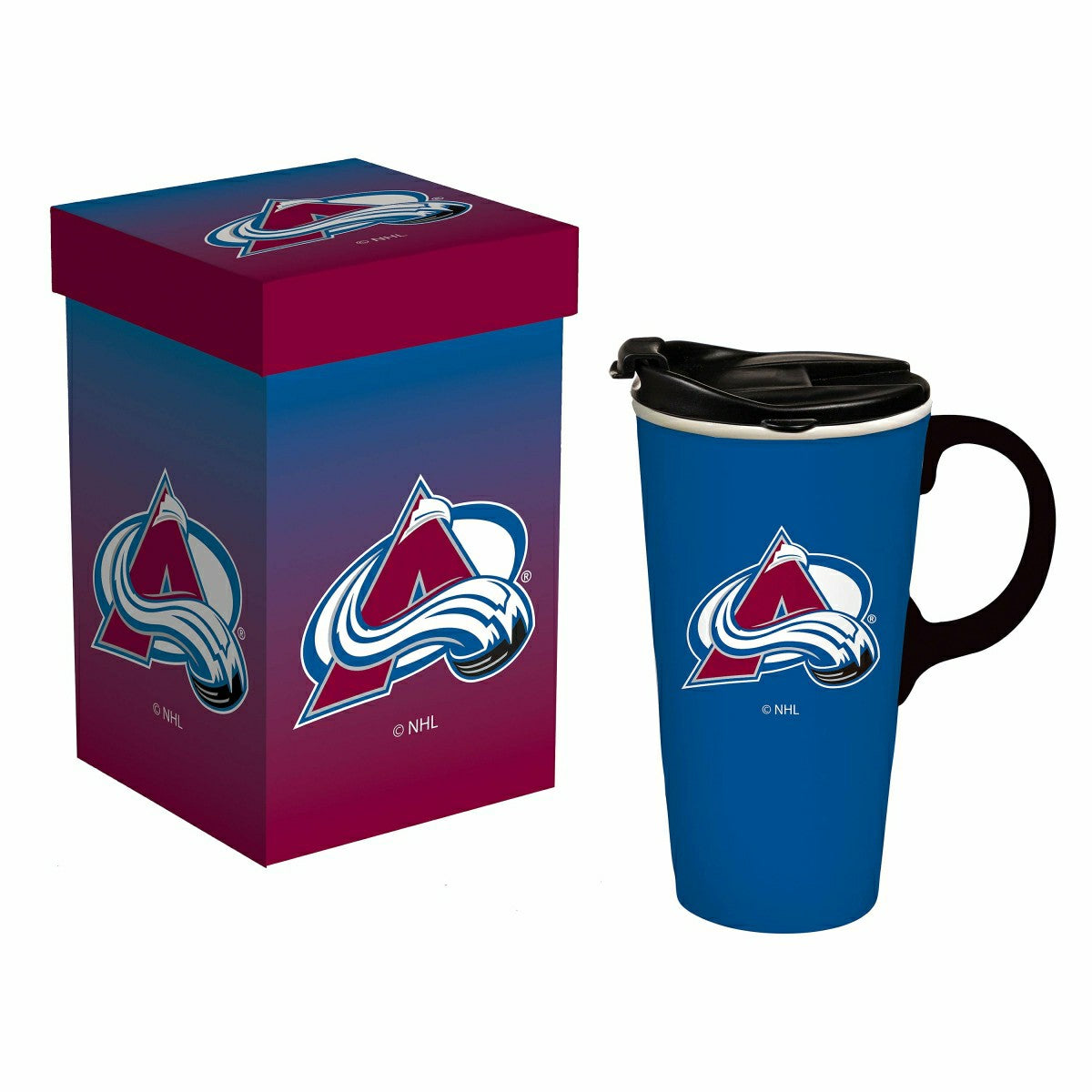 Boxed Travel Latte Cup, Colorado Avalanche - NHL Home