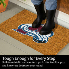 Coir Mat, 16"x28", Colorado Avalanche - NHL