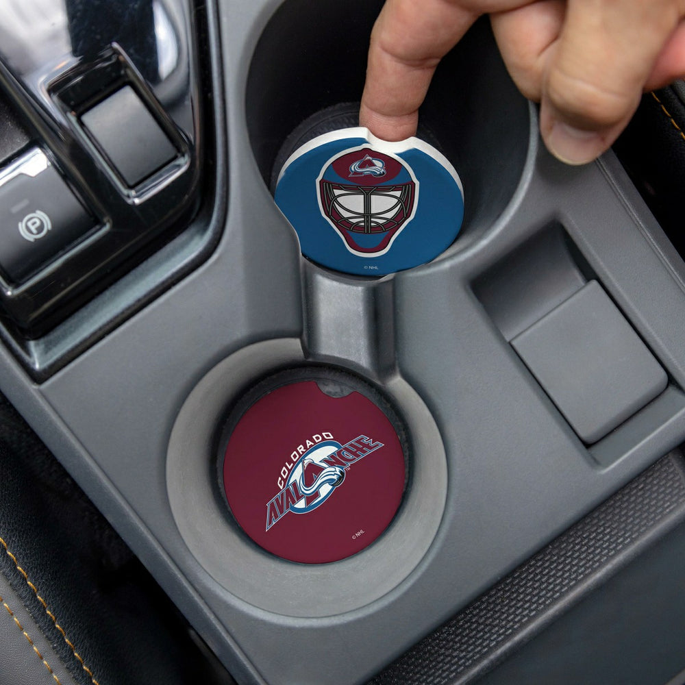 Colorado Avalanche Car Coaster Set, 2pc - NHL Home