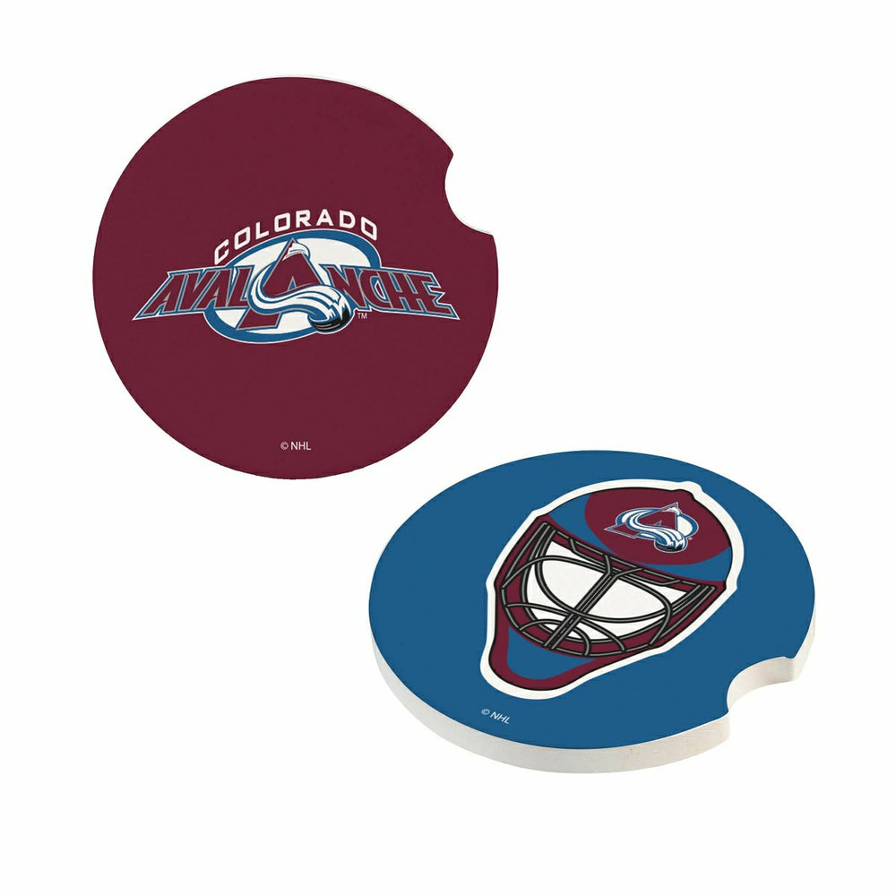 Colorado Avalanche Car Coaster Set, 2pc - NHL Home