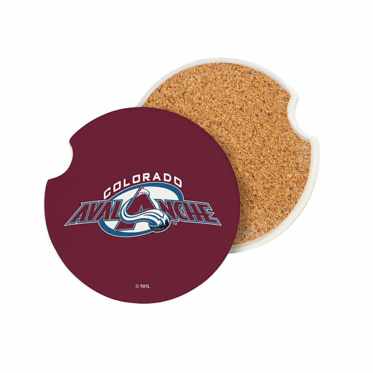 Colorado Avalanche Car Coaster Set, 2pc - NHL Home