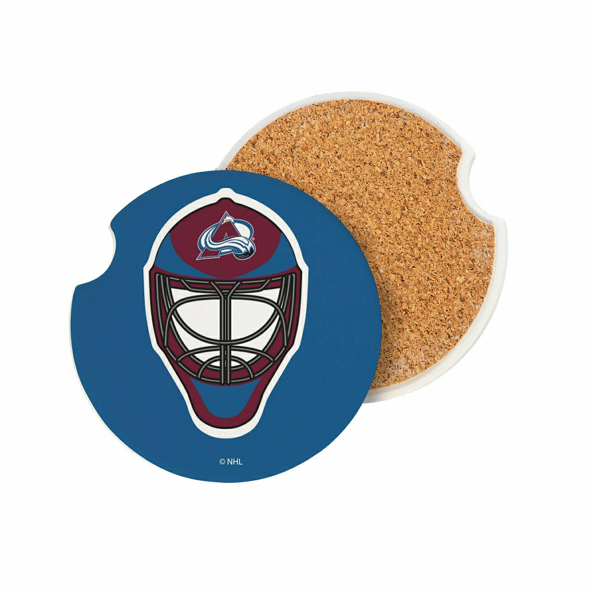 Colorado Avalanche Car Coaster Set, 2pc - NHL Home