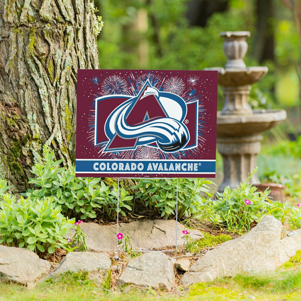 Colorado Avalanche Yard Sign, Patriotic - NHL Home