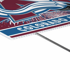 Colorado Avalanche Yard Sign, Patriotic - NHL Home