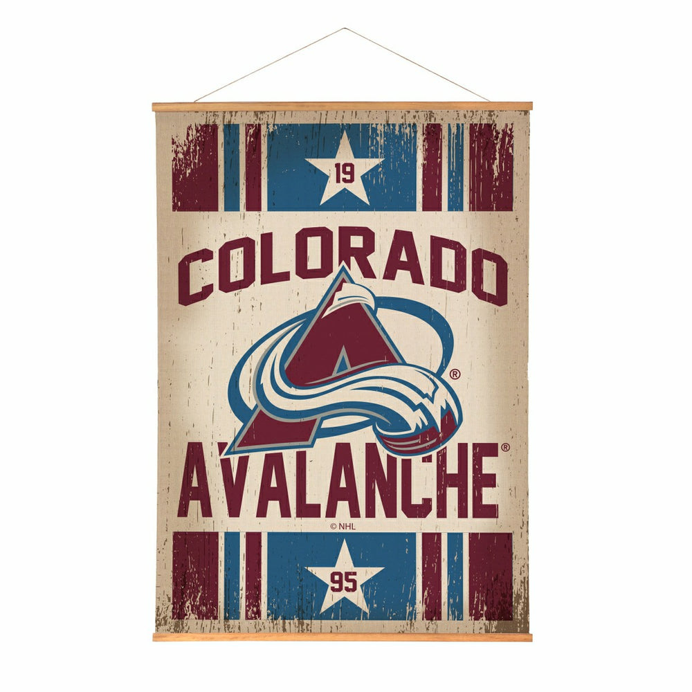 Colorado Avalanche, Canvas Wall Tapestry, Large, 54x36 - NHL Home