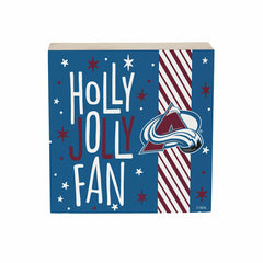 Colorado Avalanche Block, Holiday, 6x6 - NHL Home