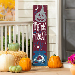Colorado Avalanche 47" Double Sided Leaner, Halloween - NHL Home