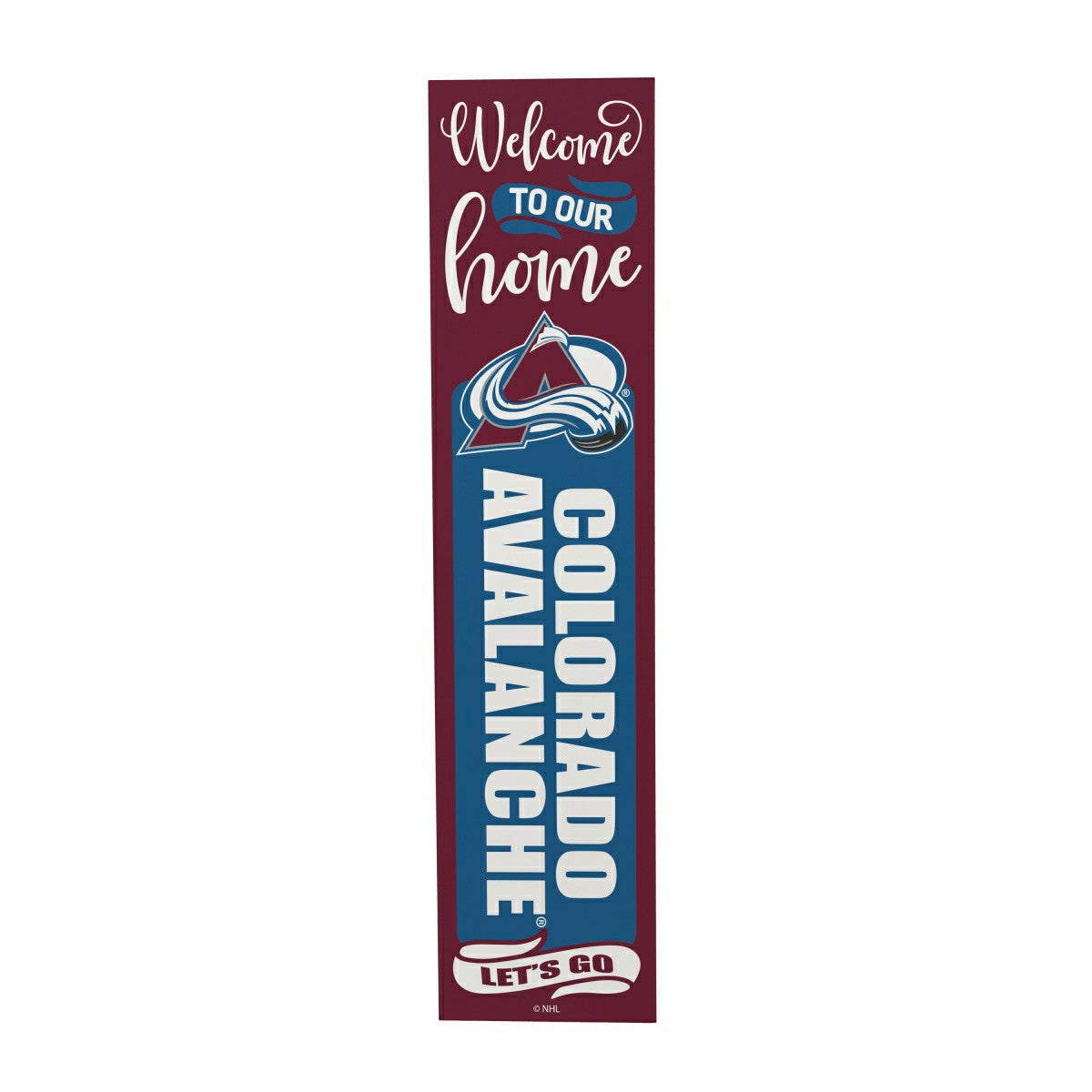 Colorado Avalanche 47" Double Sided Leaner, Halloween - NHL Home