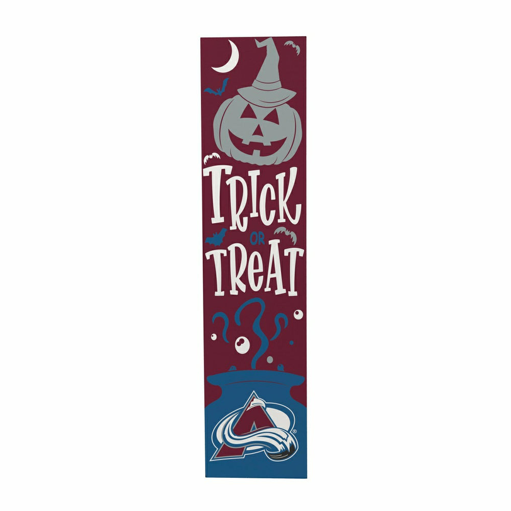 Colorado Avalanche 47" Double Sided Leaner, Halloween - NHL Home