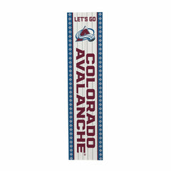 Colorado Avalanche 47" Double Sided Leaner, Christmas - NHL Home