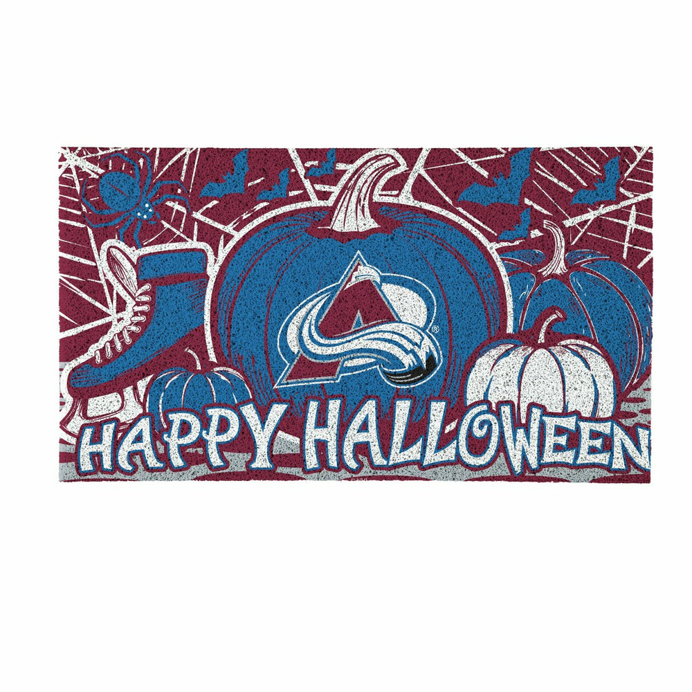 Colorado Avalanche Halloween PVC Mat, 28"x16" - NHL
