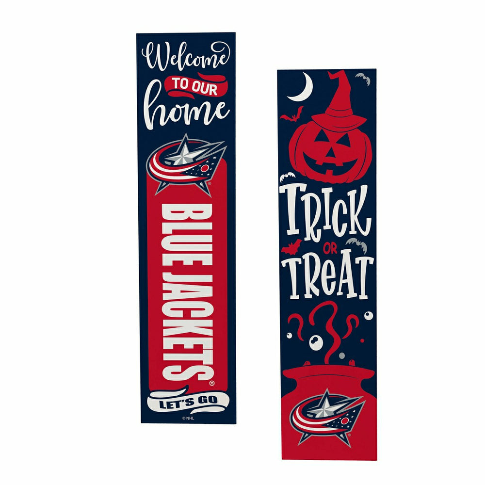 Columbus Blue Jackets 47" Double Sided Leaner, Halloween - NHL Home