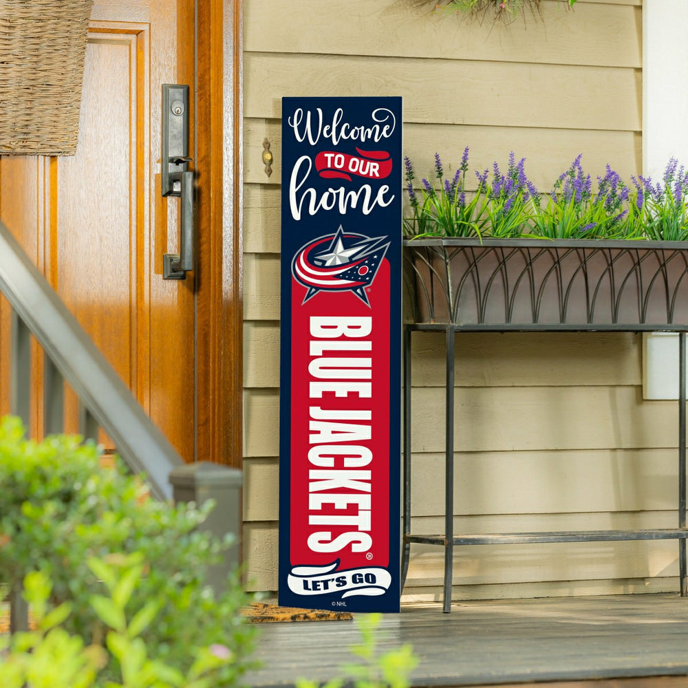 Columbus Blue Jackets 47" Double Sided Leaner, Halloween - NHL Home