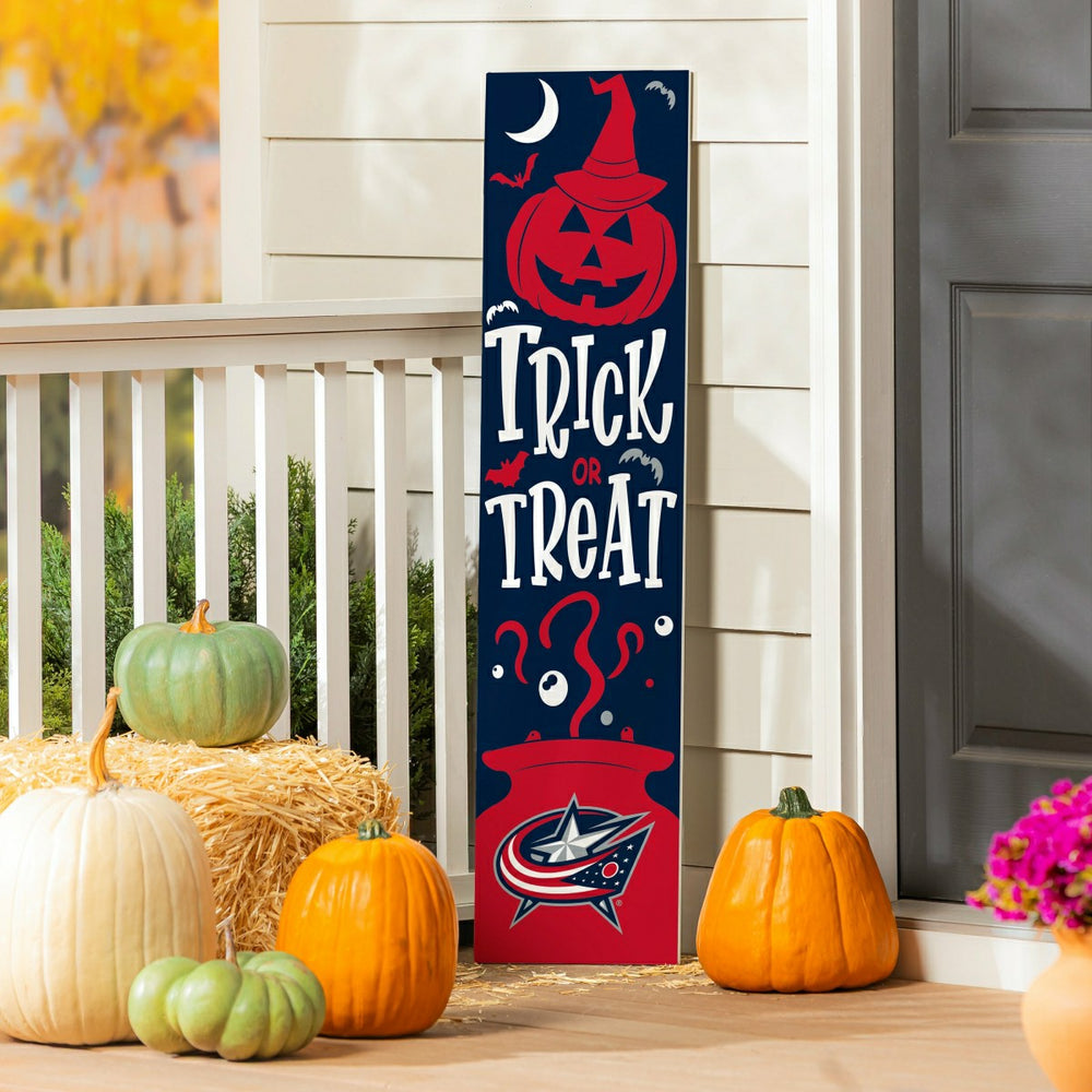 Columbus Blue Jackets 47" Double Sided Leaner, Halloween - NHL Home