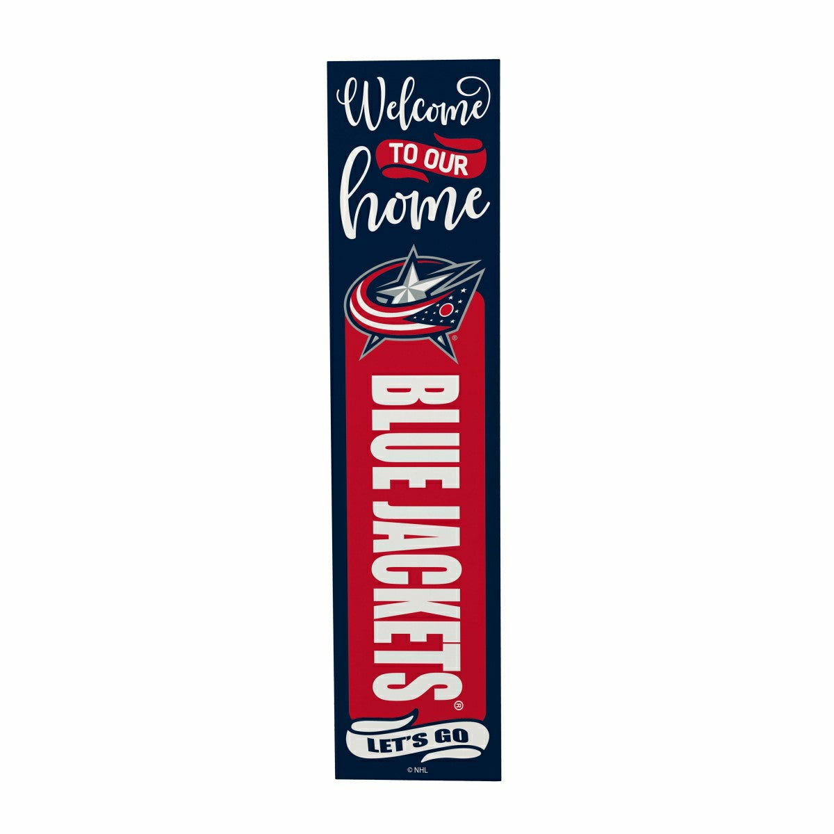 Columbus Blue Jackets 47" Double Sided Leaner, Halloween - NHL Home