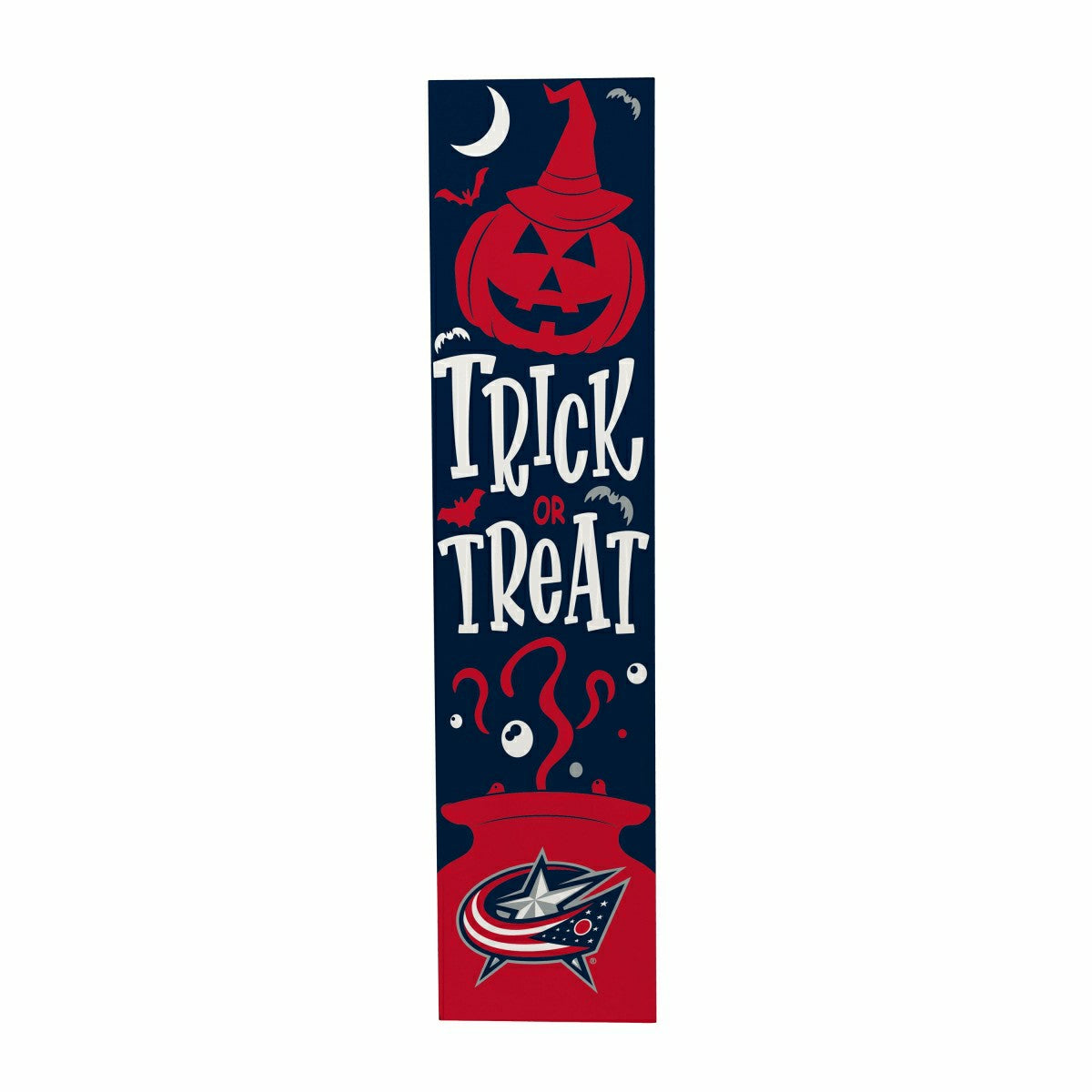Columbus Blue Jackets 47" Double Sided Leaner, Halloween - NHL Home