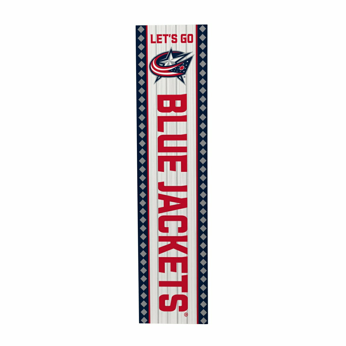 Columbus Blue Jackets 47" Double Sided Leaner, Christmas - NHL Home